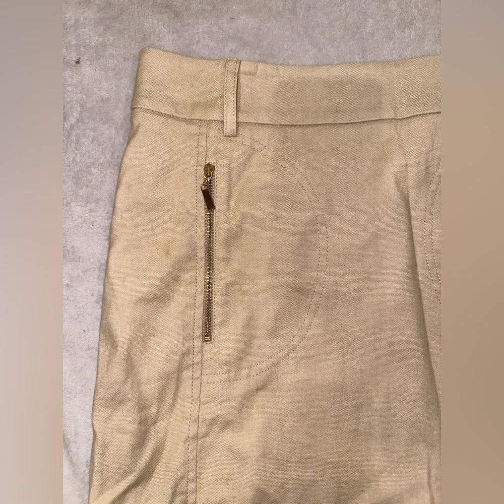 Tory Burch khaki tan skirt women’s size 6